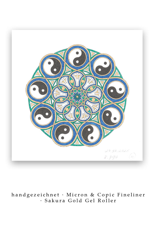 Kreis von Yin & Yang – Harmonie der Gegensätze
