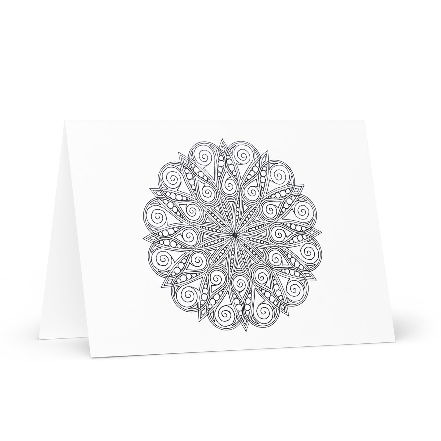Mandala-Grußkarten-Set 10 zum Ausmalen