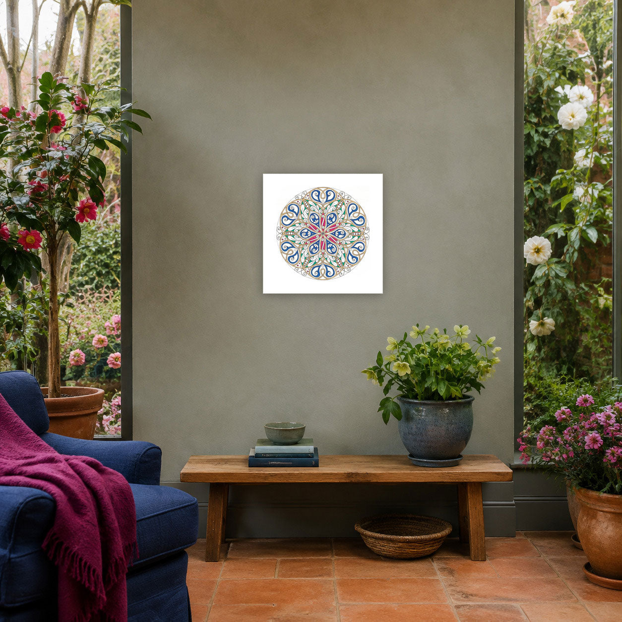Mandala „Blüte der kraftvollen Harmonie“
