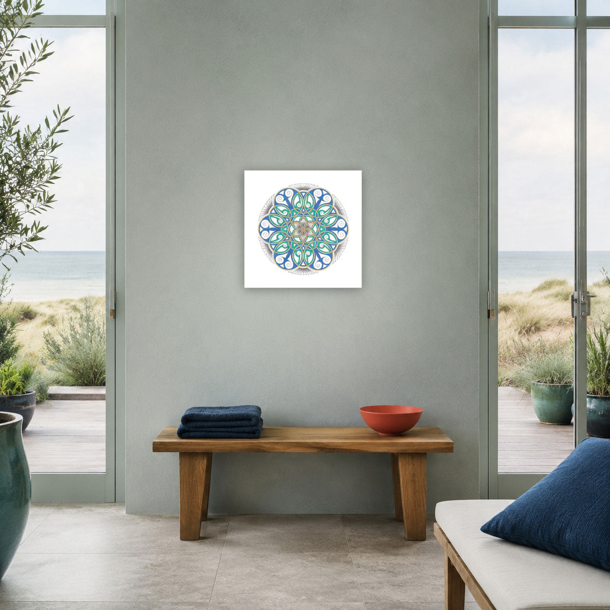 Mandala „Kreis der stillen Meeresruhe“
