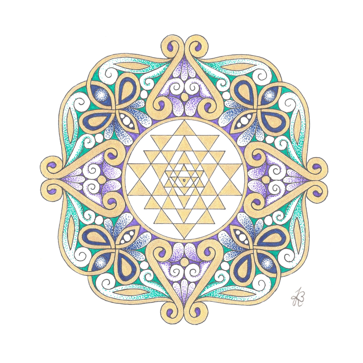 Sri Yantra des Herzens