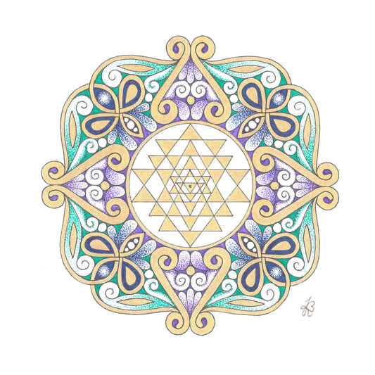 Sri Yantra des Herzens