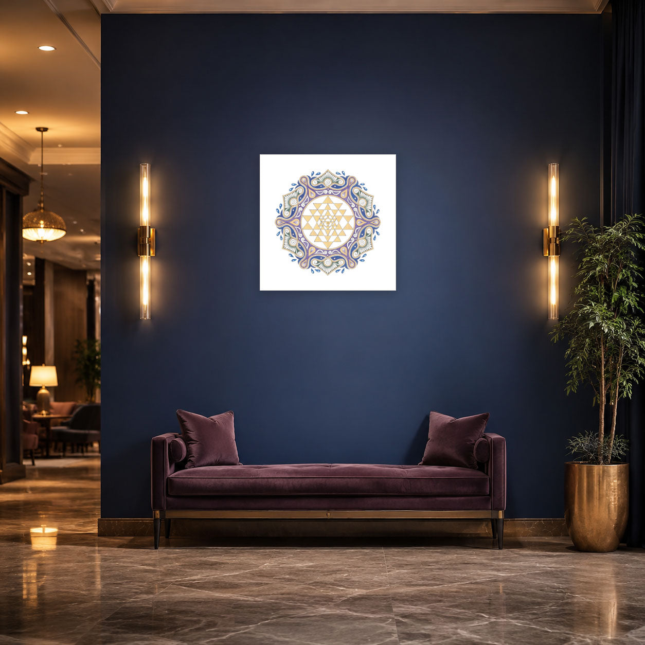 Mandala „Sri Yantra – Tor der höchsten Ordnung“