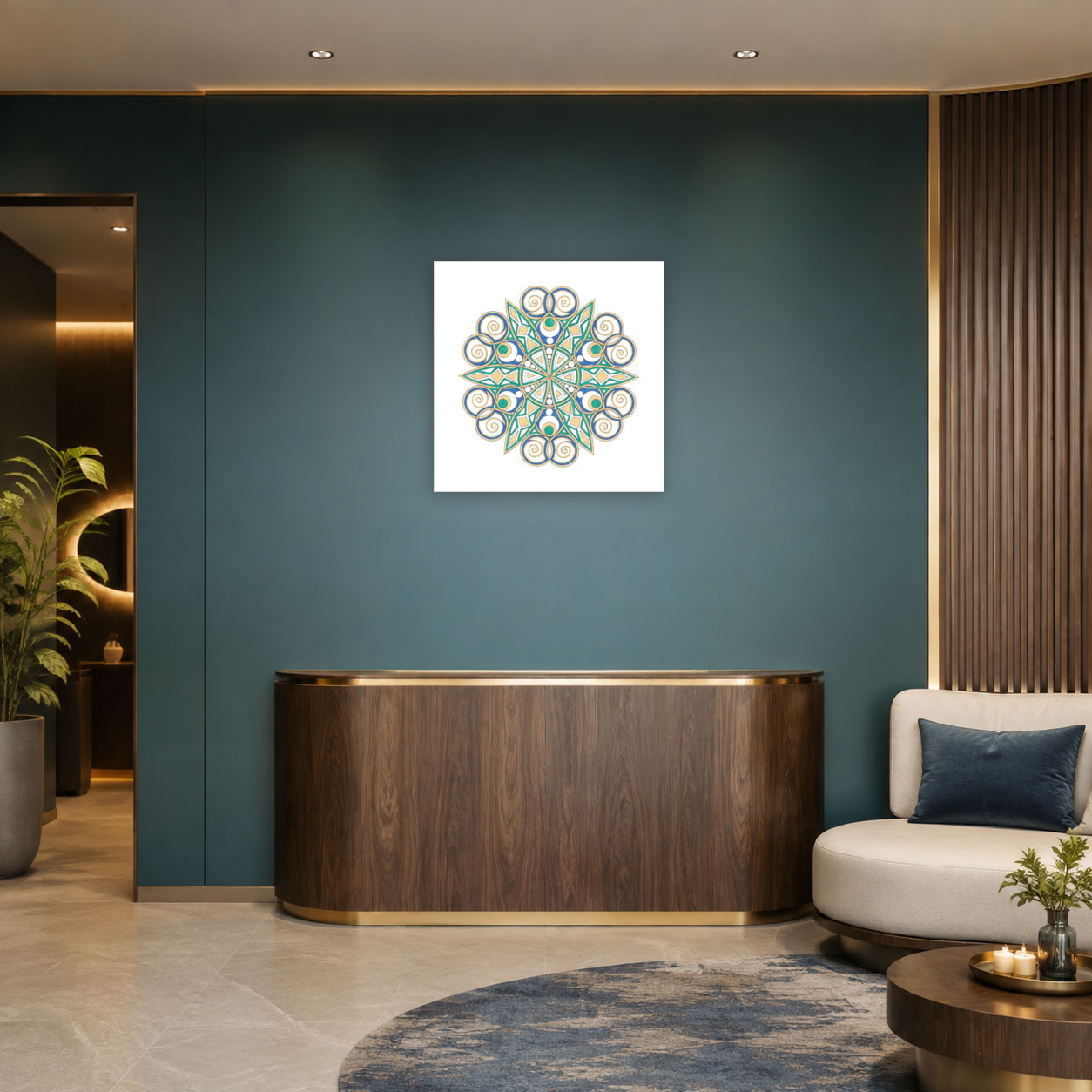 Mandala „Sternblume der klaren Ausrichtung“