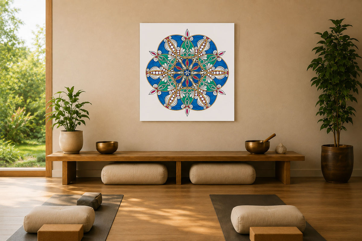 Mandala „Blaues Tor der Befreiung“