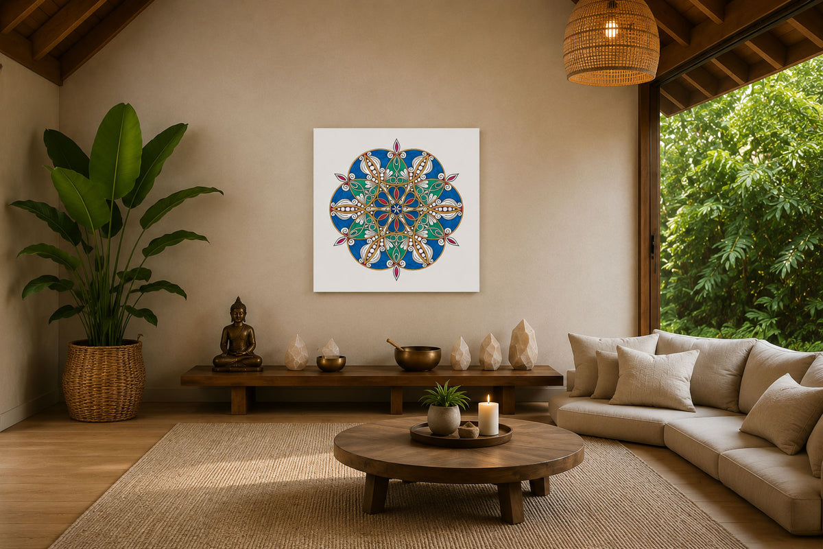 Mandala „Blaues Tor der Befreiung“