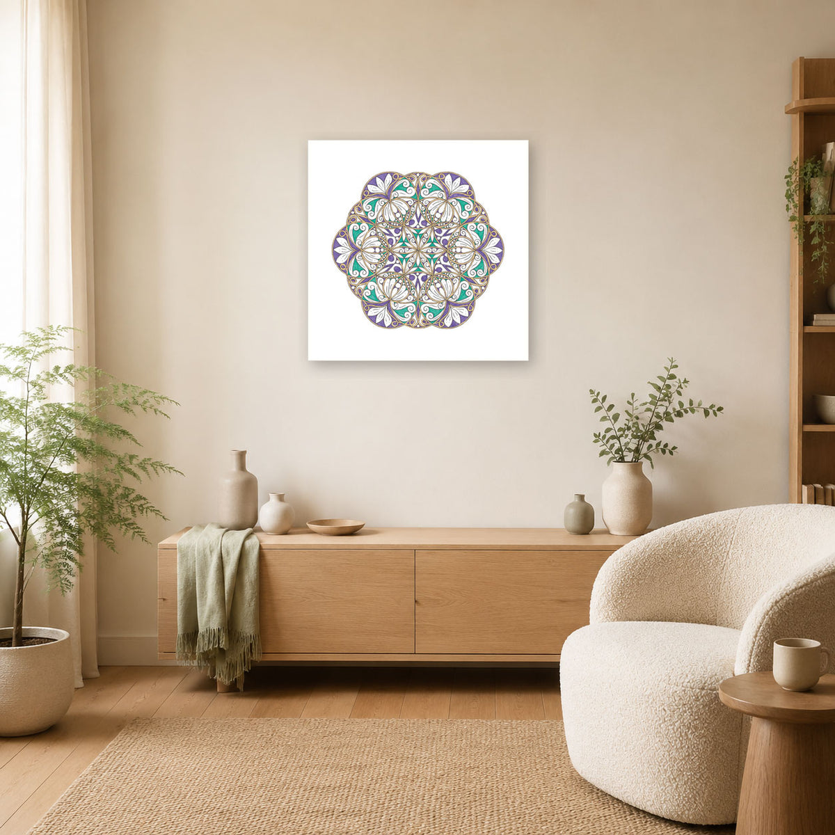 Mandala „Blüte der sanften Erneuerung“