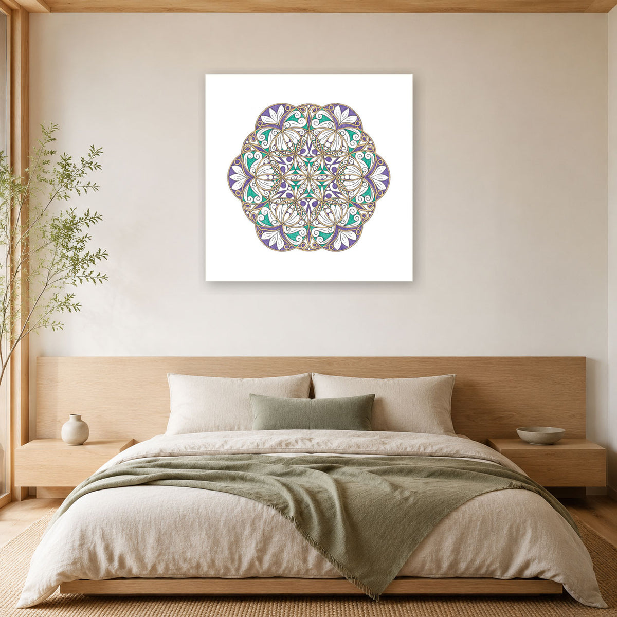 Mandala „Blüte der sanften Erneuerung“