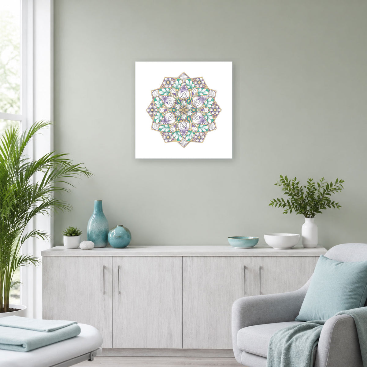 Mandala „Blüte der sanften Heilung“