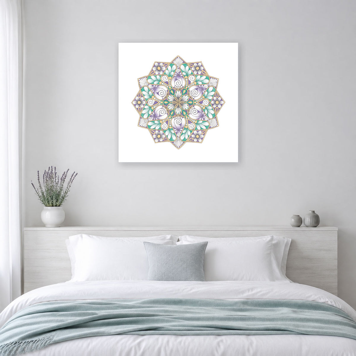 Mandala „Blüte der sanften Heilung“