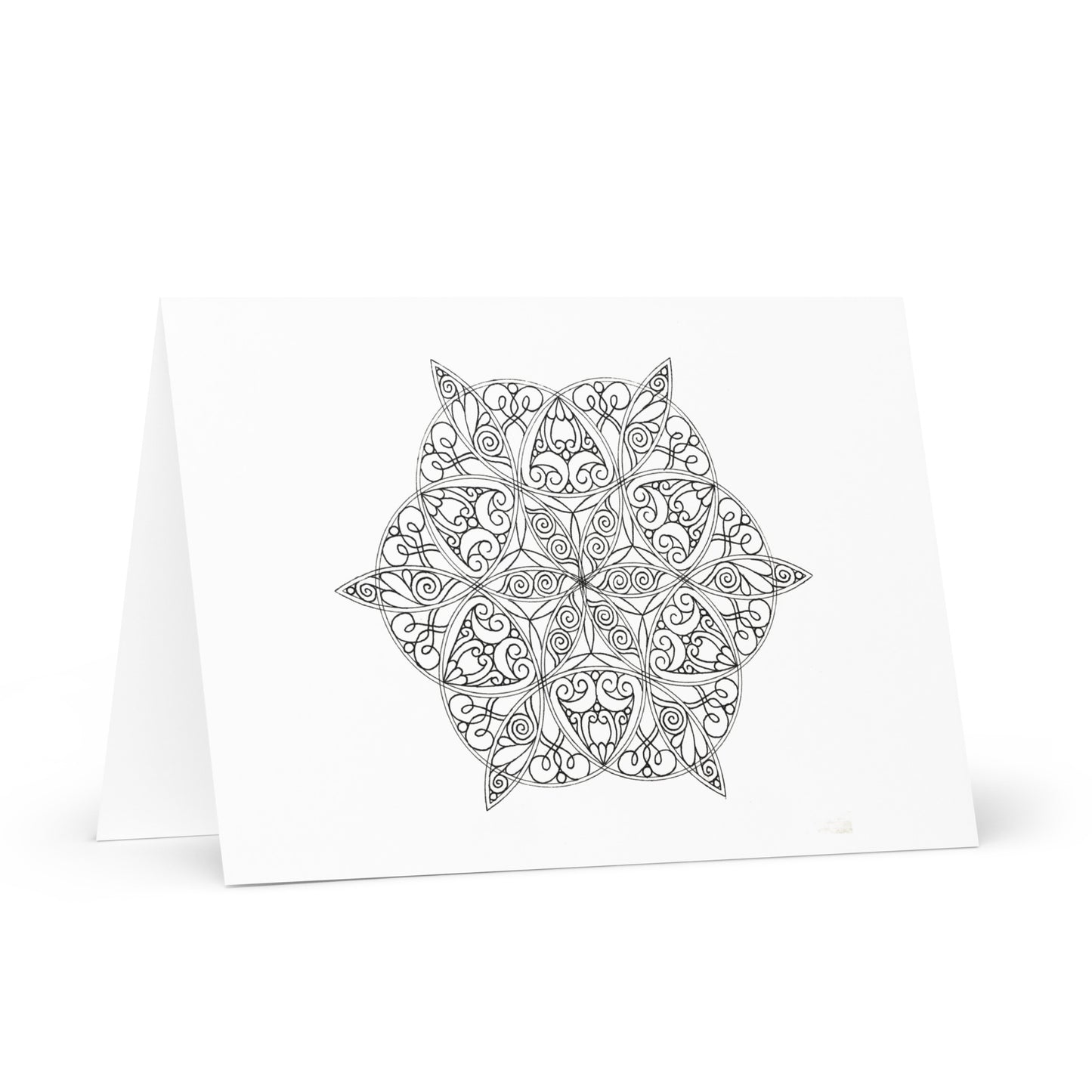 Mandala-Grußkarten-Set 10 zum Ausmalen