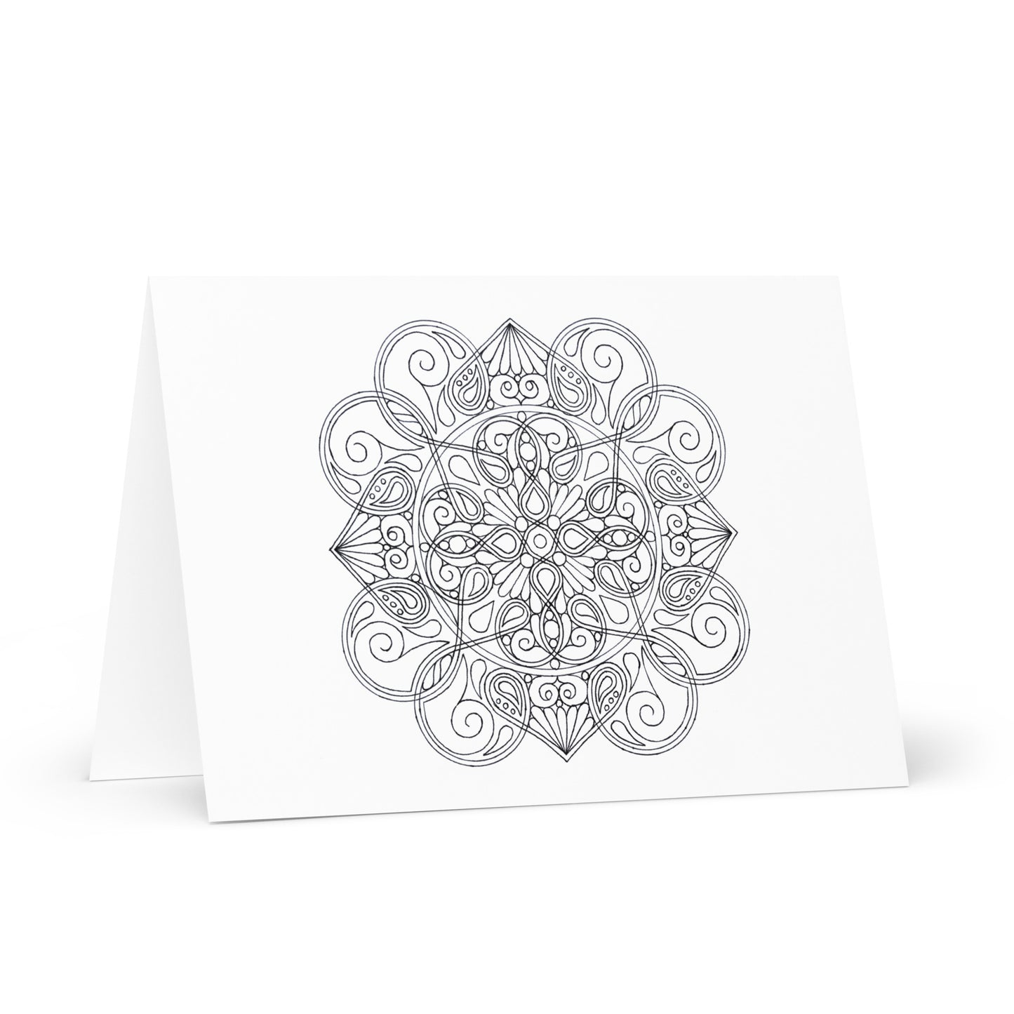 Mandala-Grußkarten-Set 8 zum Ausmalen