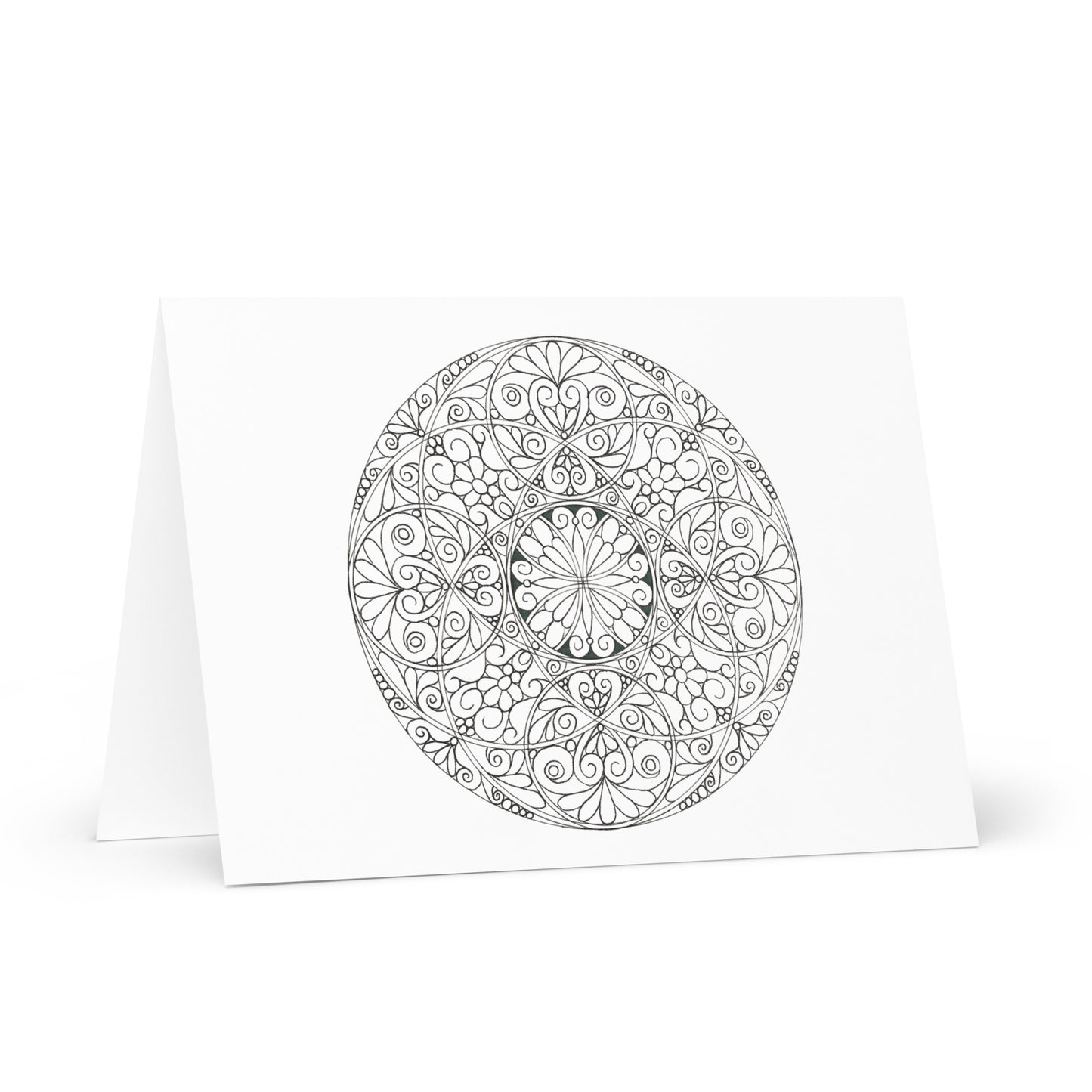 Mandala-Grußkarten-Set 1 zum Ausmalen