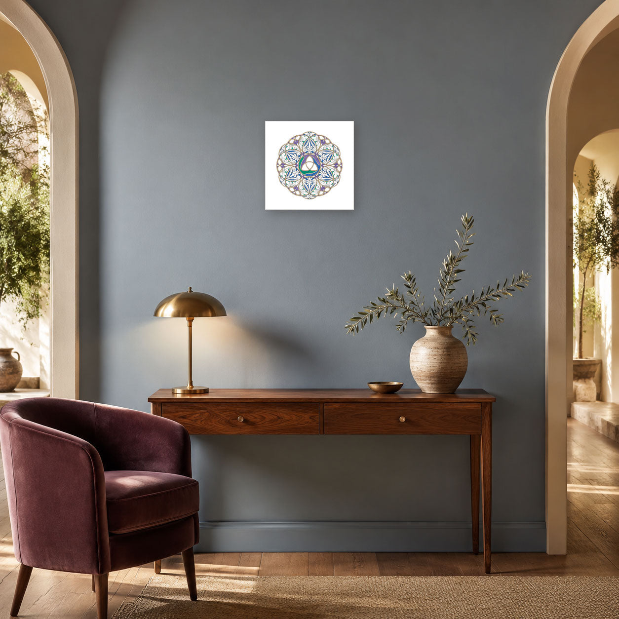 Mandala „Hüterin der fließenden Übergänge“