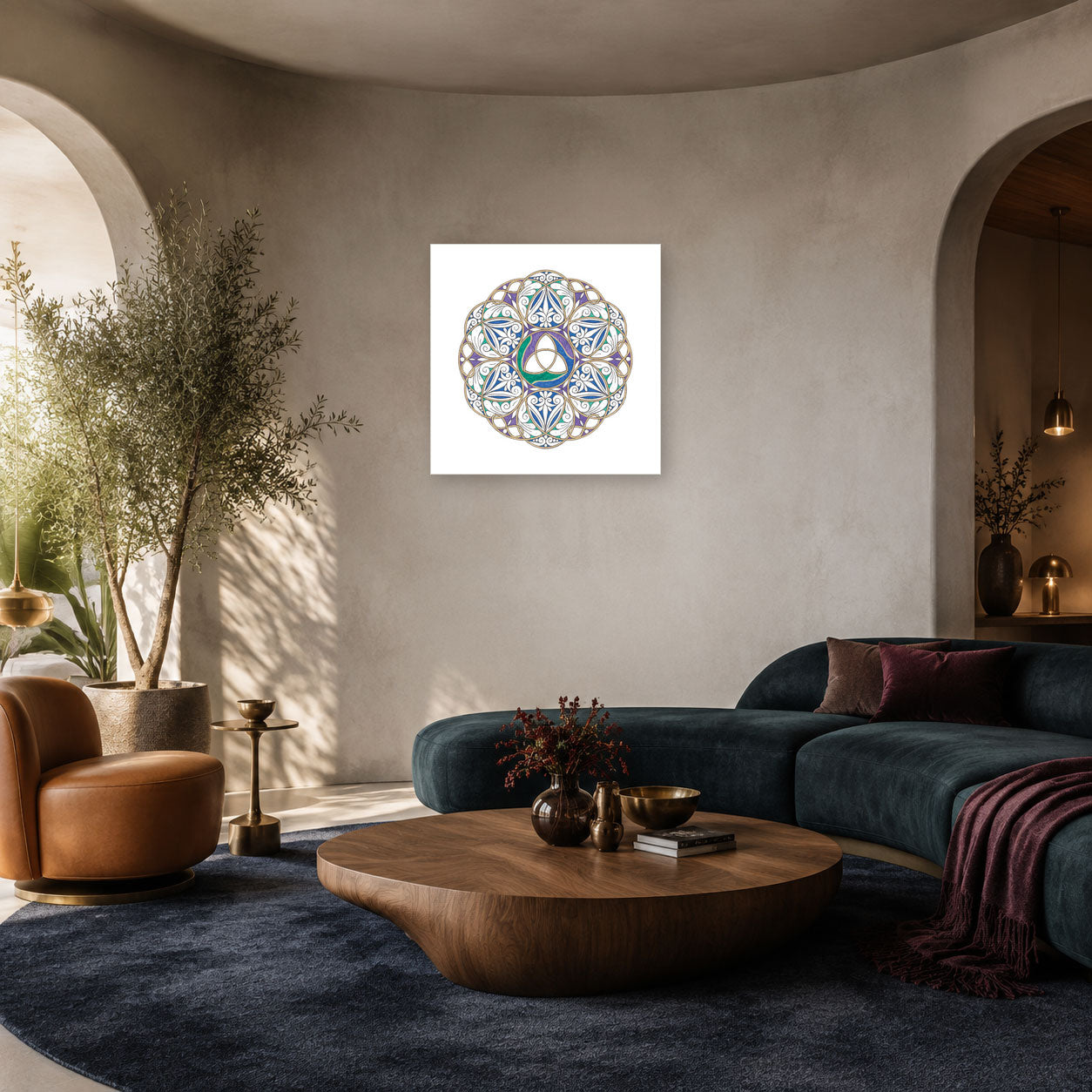 Mandala „Hüterin der fließenden Übergänge“