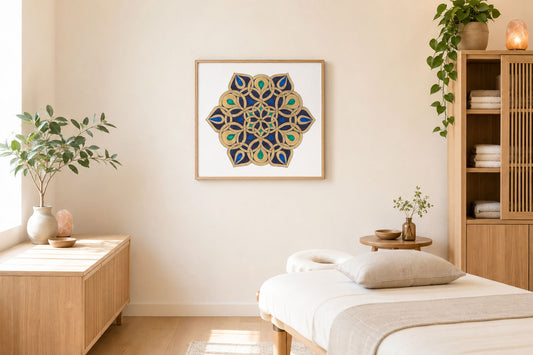 Mandala „Knotenblüte der stillen Stärke“