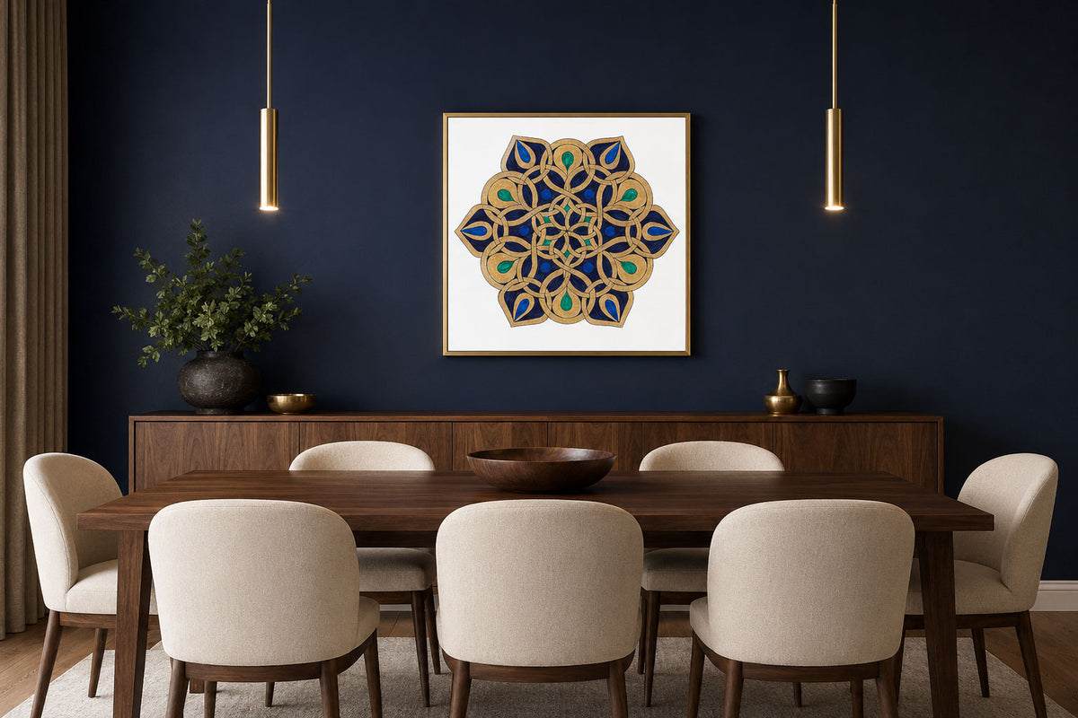 Mandala „Knotenblüte der stillen Stärke“