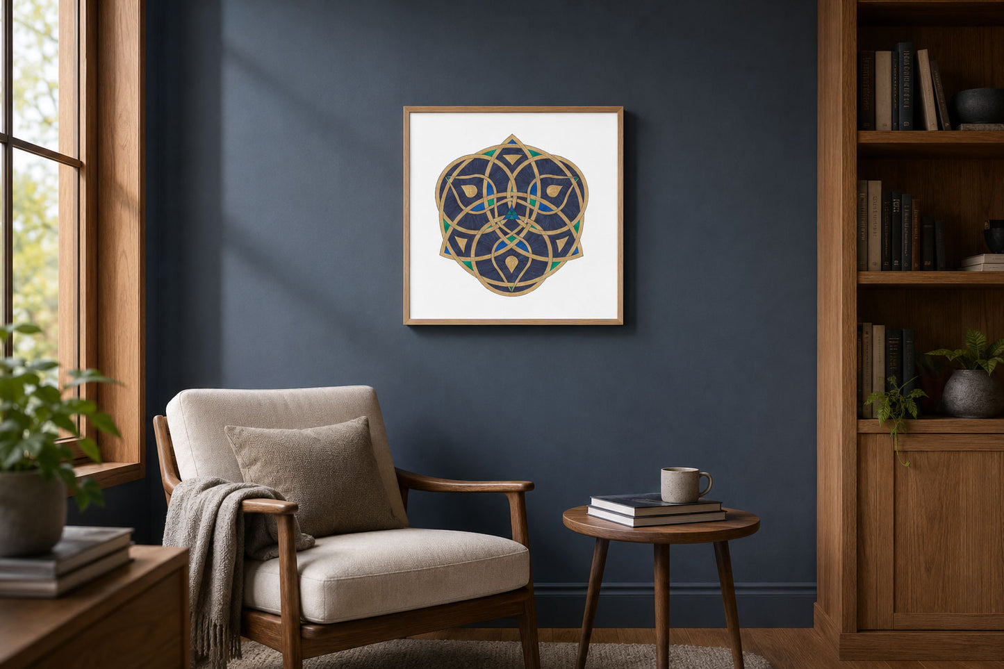 Mandala „Knotenkelch der Nacht“