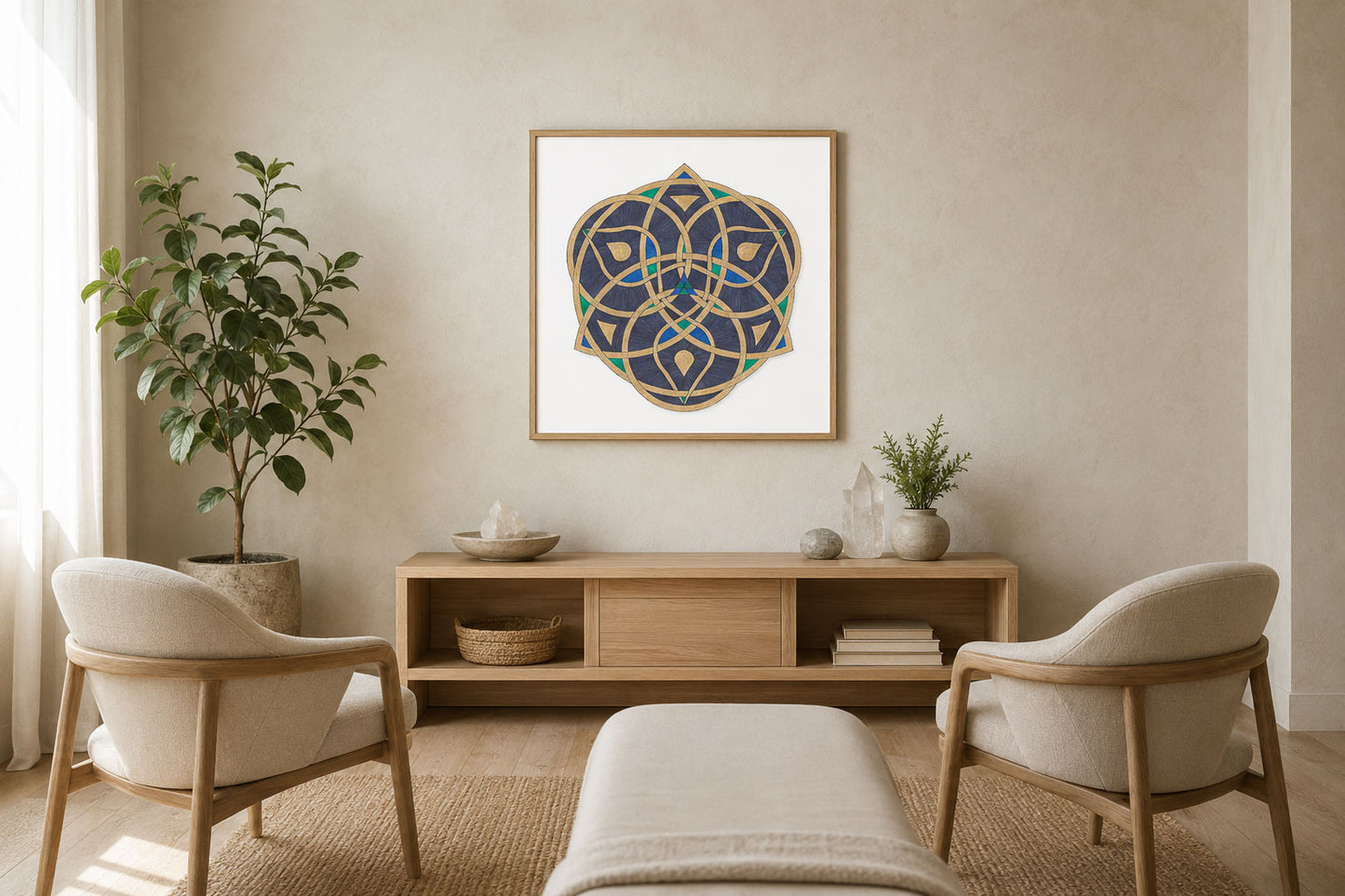 Mandala „Knotenkelch der Nacht“