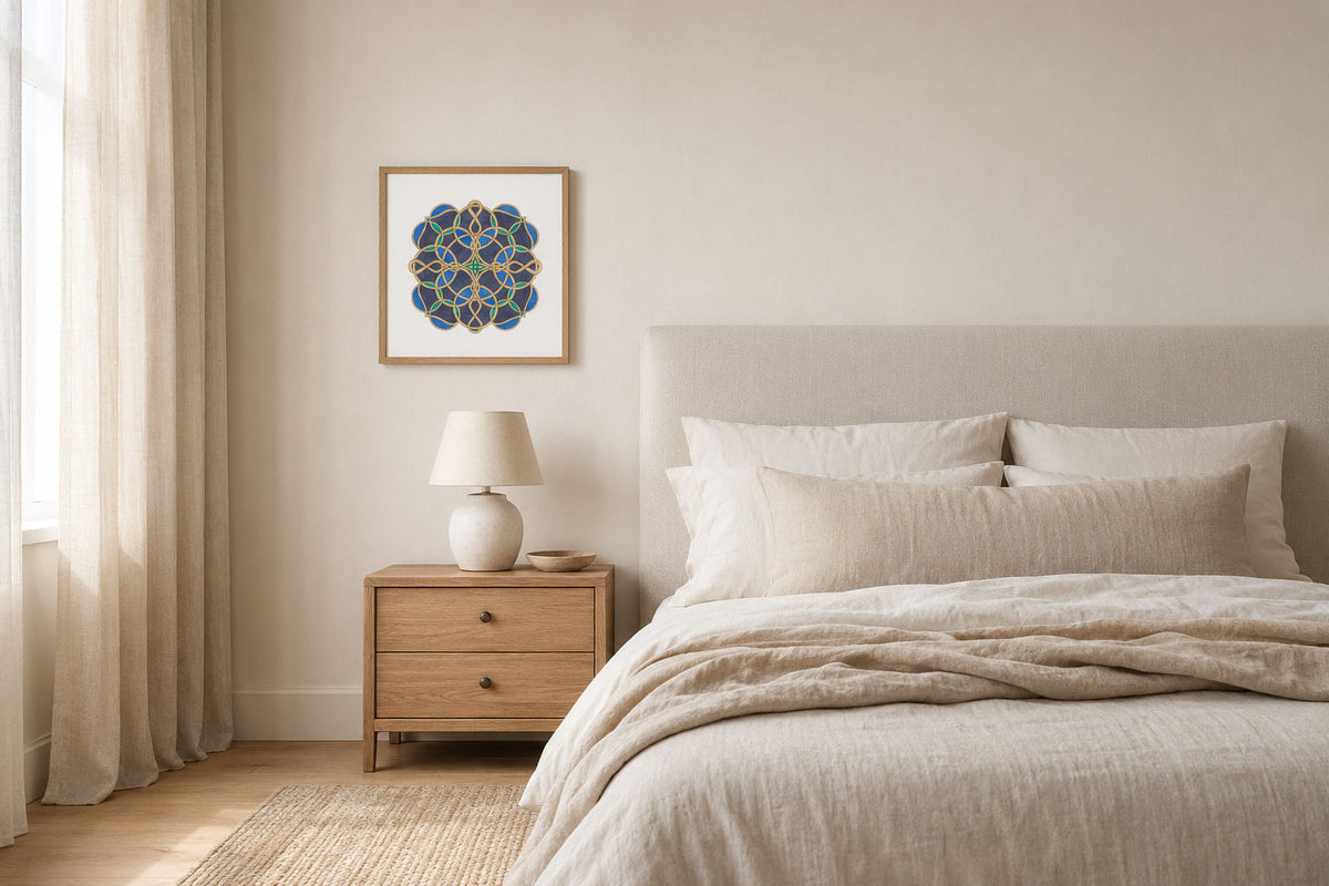 Mandala „Knotenrad der tiefen Ruhe“