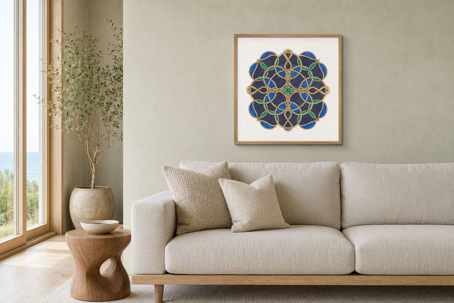 Mandala „Knotenrad der tiefen Ruhe“