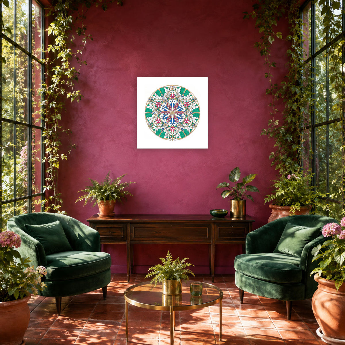 Mandala „Kreis der kraftvollen Entfaltung“
