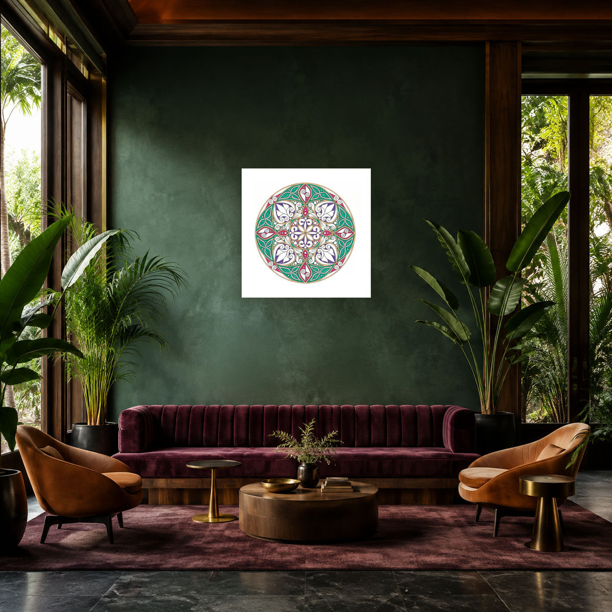 Mandala „Kreis der lebendigen Natur“