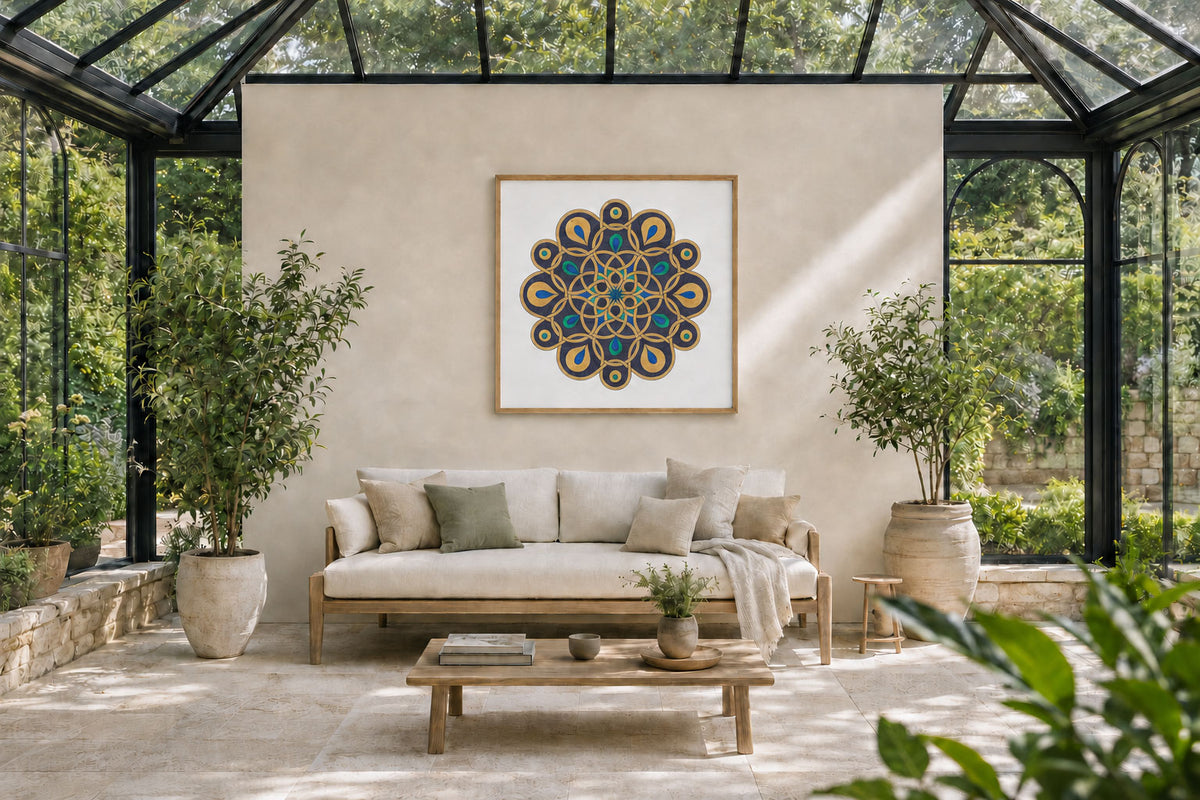 Mandala „Nachtblume der inneren Fülle“