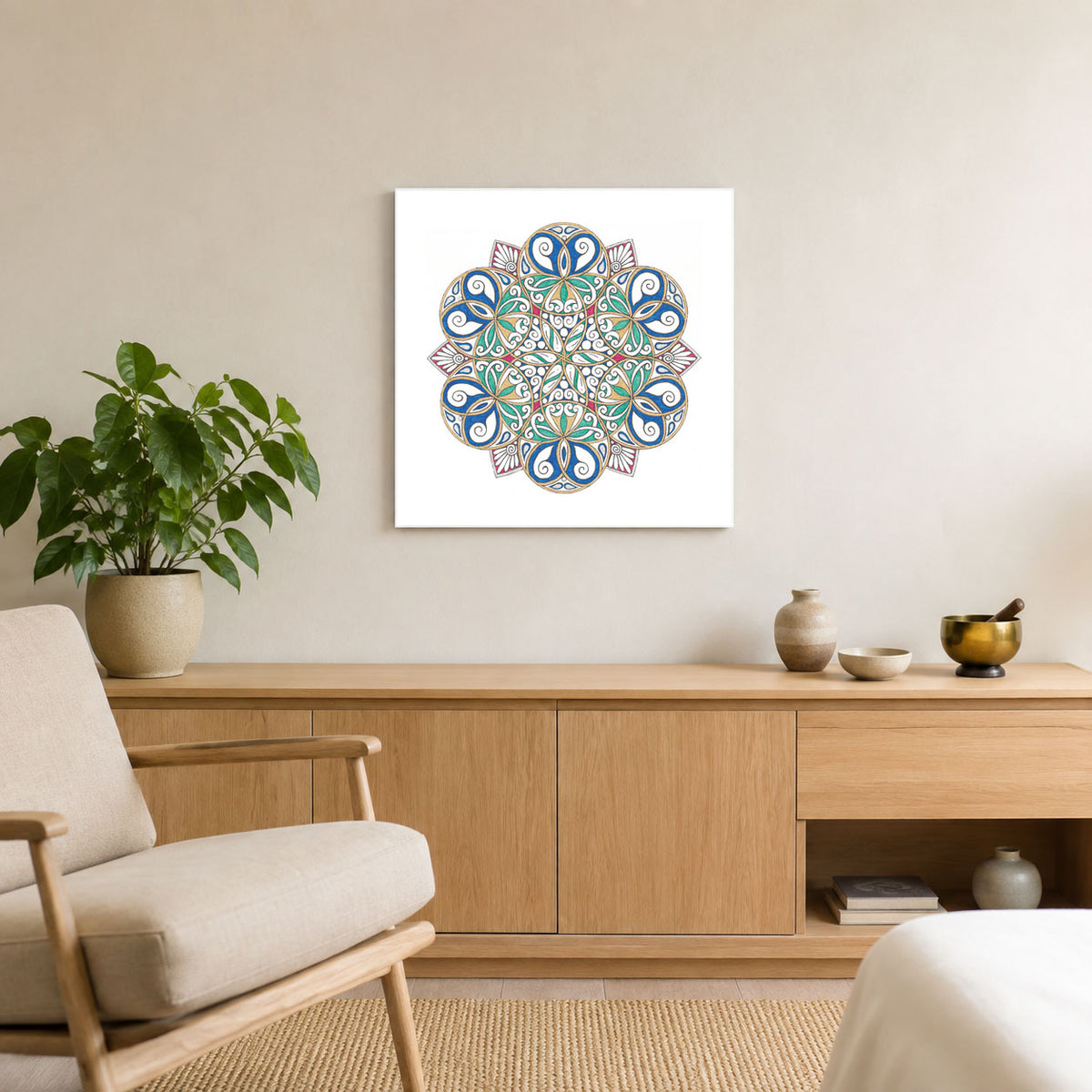 Mandala „Seed of Life – Blüte des Erwachens“