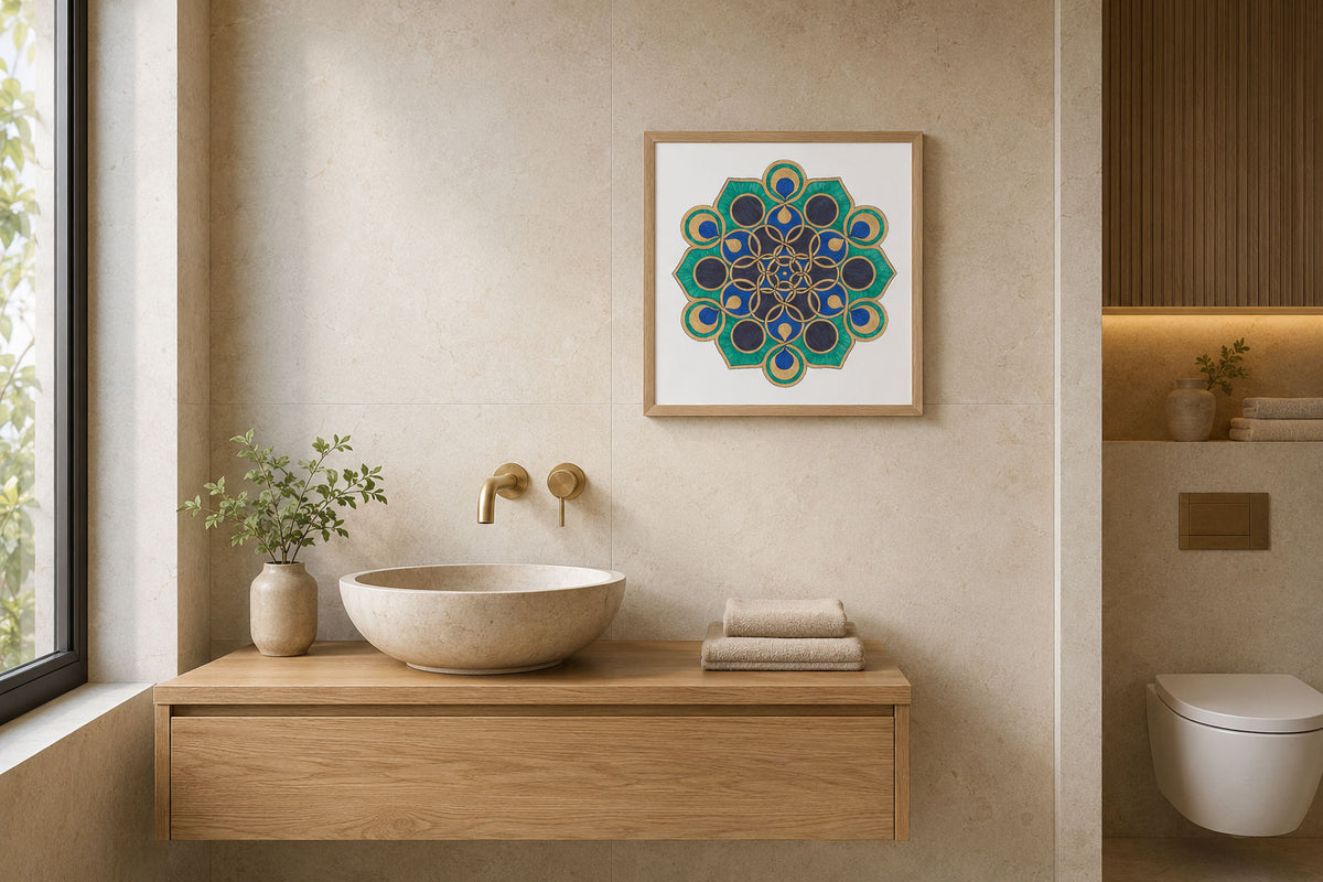 Mandala „Smaragdportal der Stabilität“