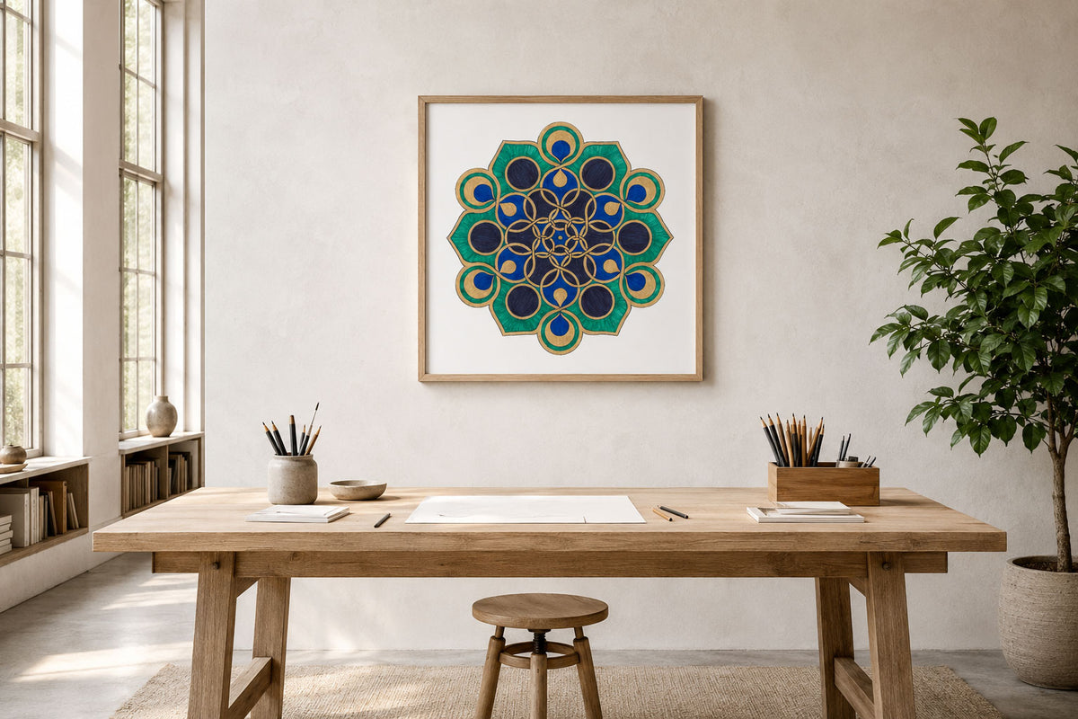 Mandala „Smaragdportal der Stabilität“