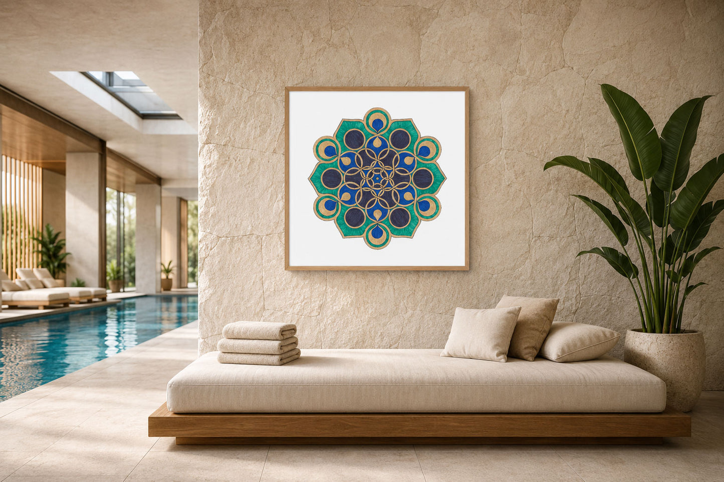 Mandala „Smaragdportal der Stabilität“