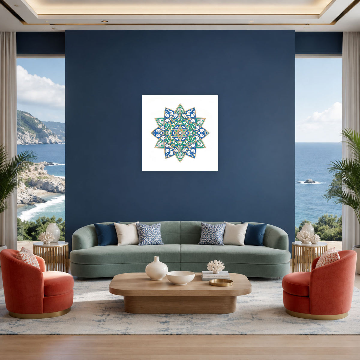Mandala „Stern der stillen Ausrichtung“