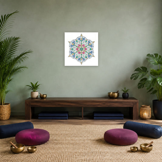 Mandala „Stern des lebendigen Gleichgewichts“