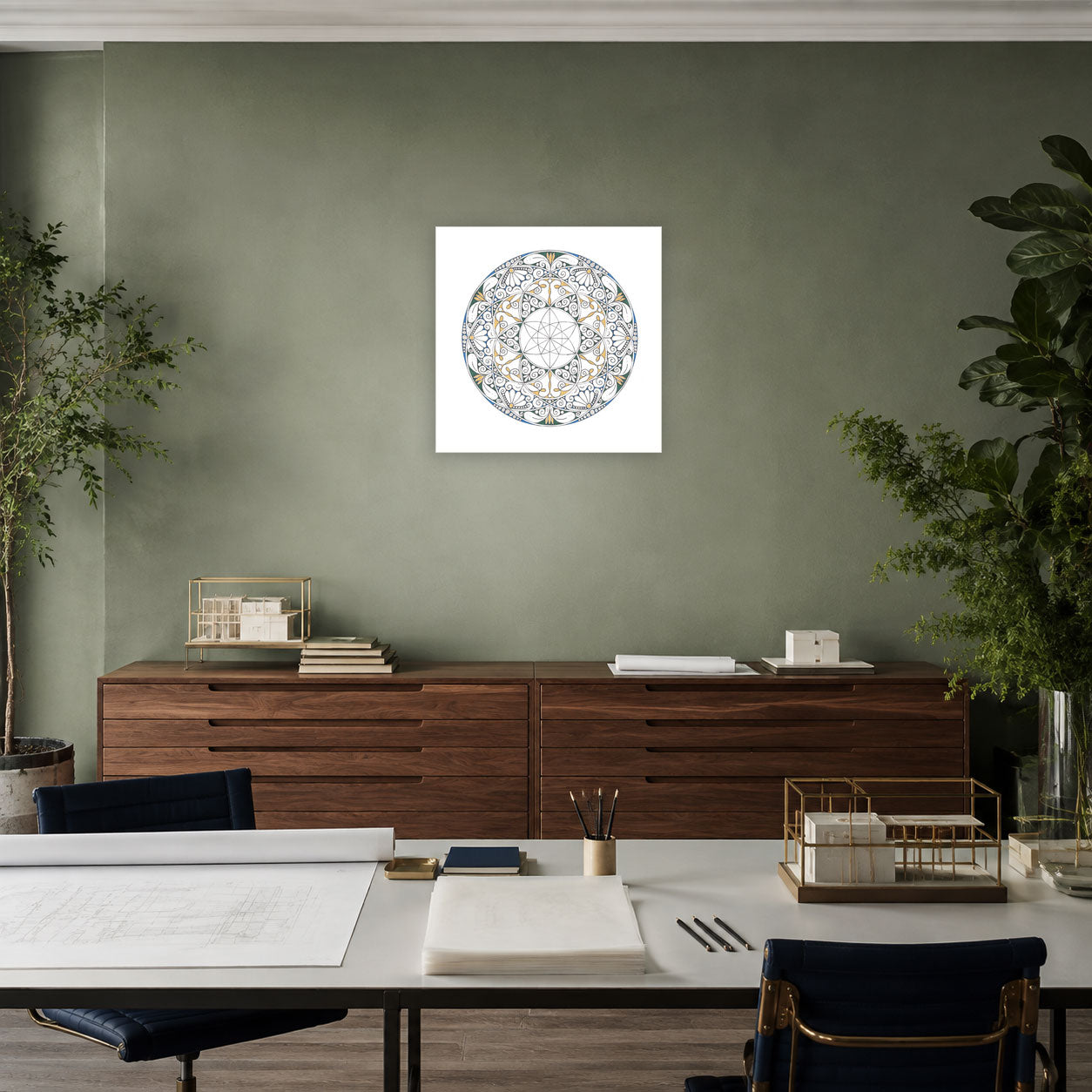 Mandala „Sternenrad der inneren Klarheit“
