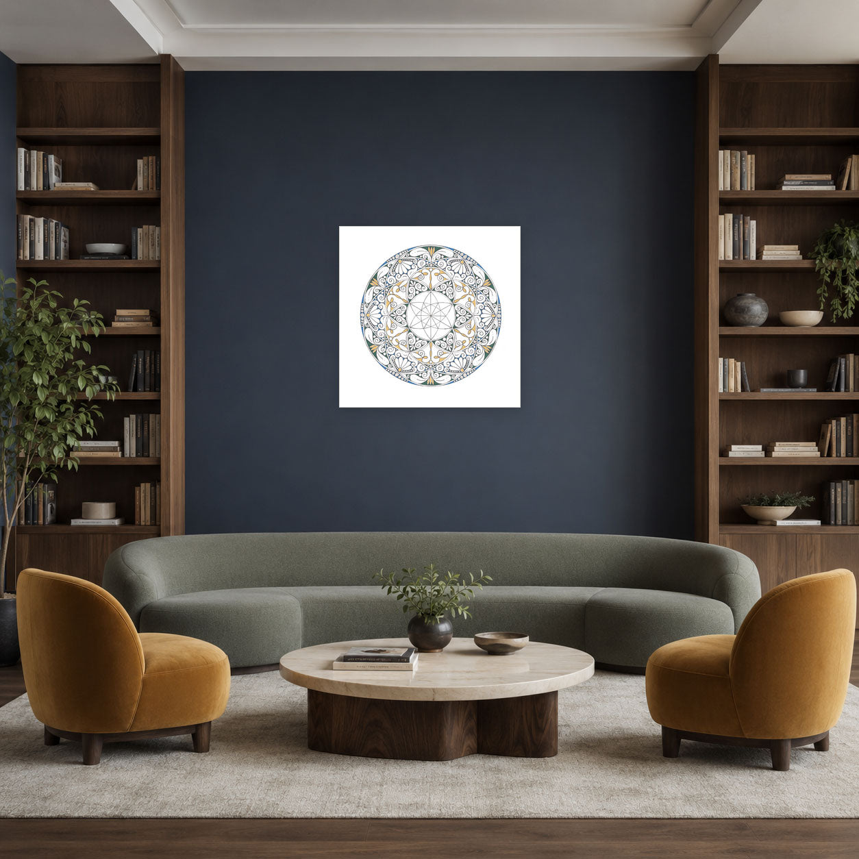 Mandala „Sternenrad der inneren Klarheit“