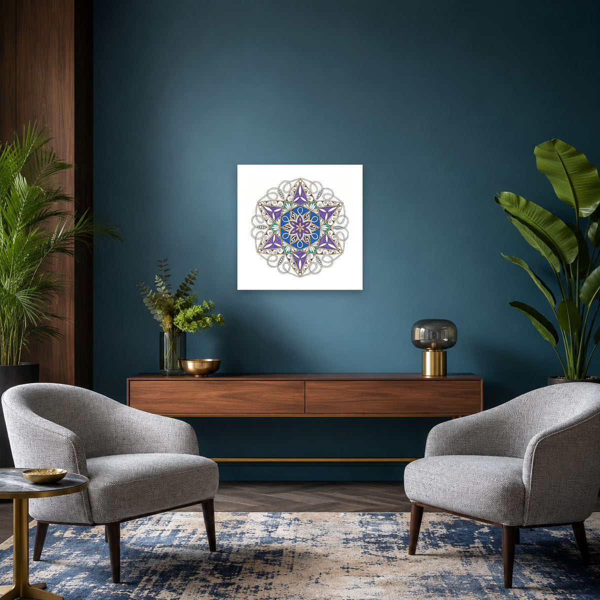 Mandala „Sternentor der violetten Weisheit“