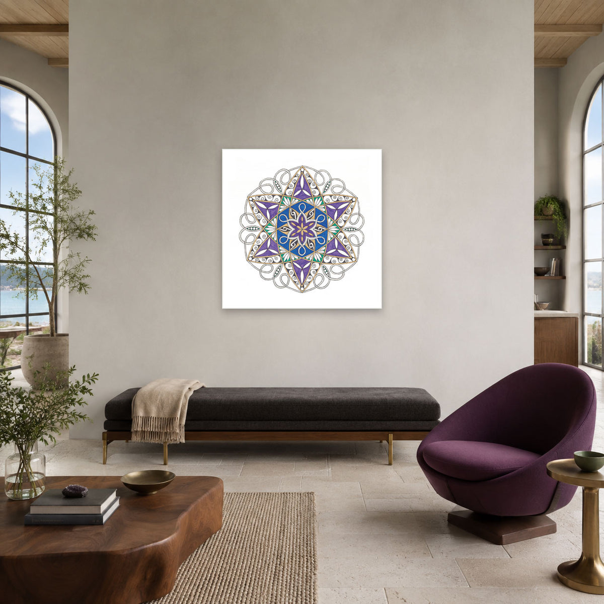 Mandala „Sternentor der violetten Weisheit“