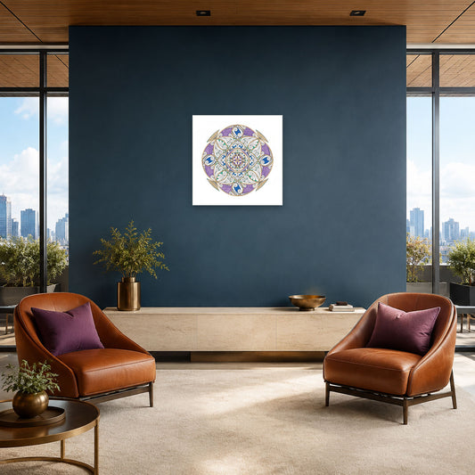 Mandala „Tor der violetten Klarheit“