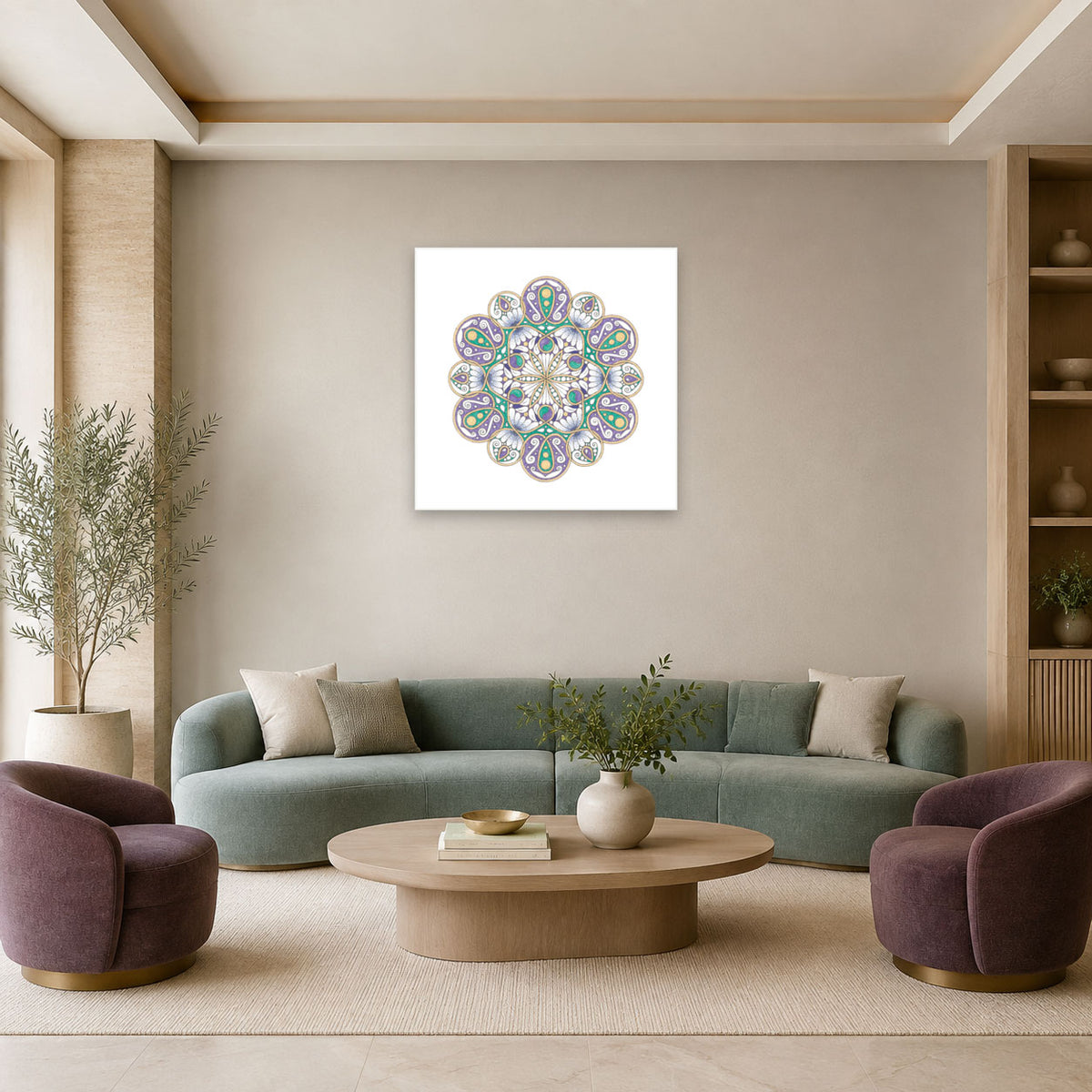 Mandala „Träne des inneren Friedens“